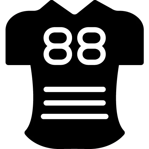 1 Black Sports Jersey