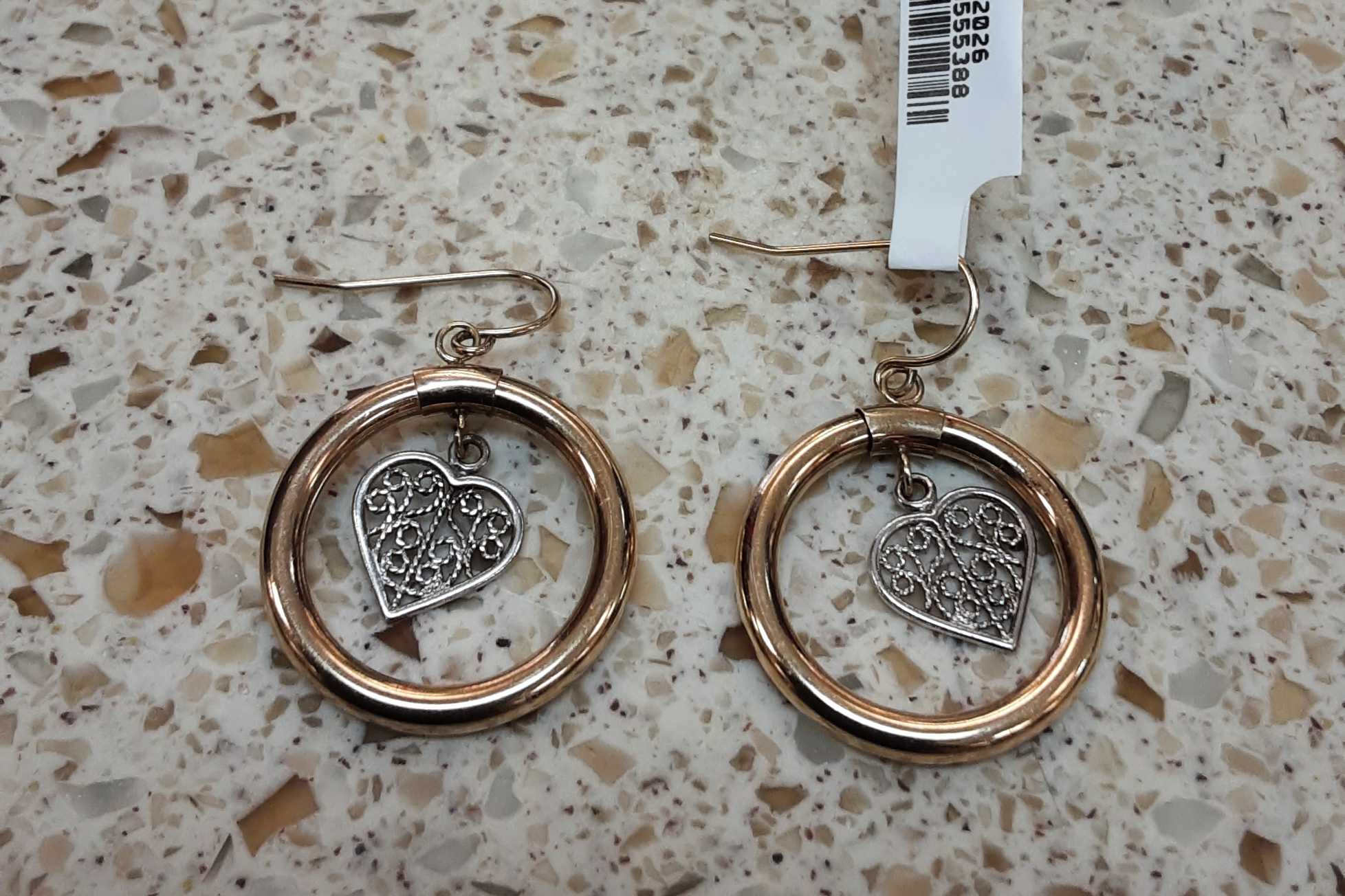Bangle Earrings - Yellow Gold 10k (.417) 4.4 grams - Image 2