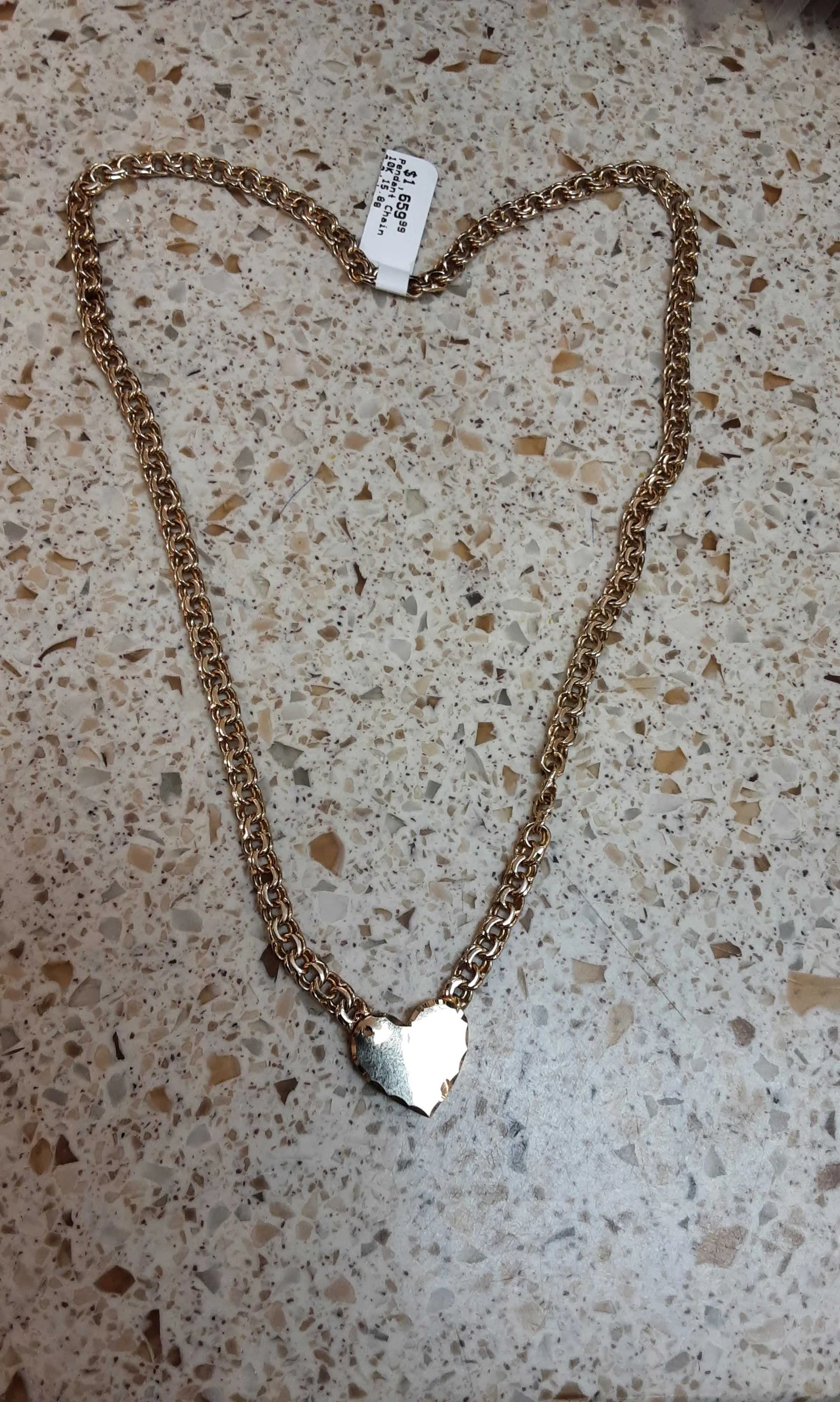 Chain - Yellow Gold 10k (.417) 15.8 grams 16 inch - Image 2