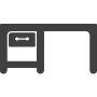 Kantek Dc24-zt-012-b Black Desk / Table