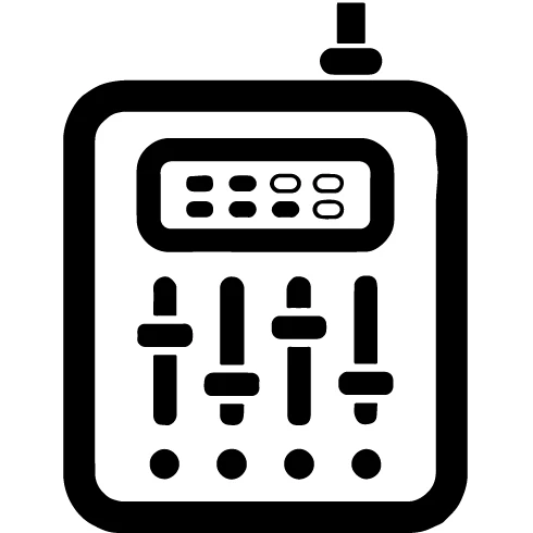 Odyusa Innovative Designs Black Music Mixing Equipment