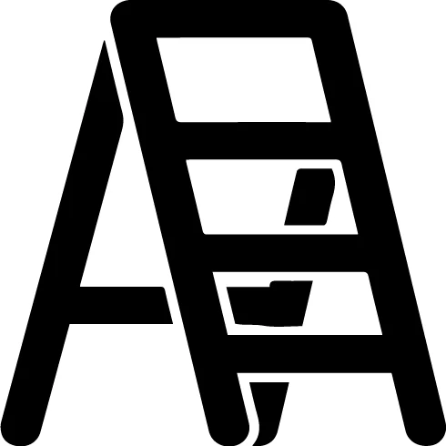 Pelcro Silver A-Frame Ladder