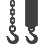 U-haul V-5 Silver Tow Strap / Chain