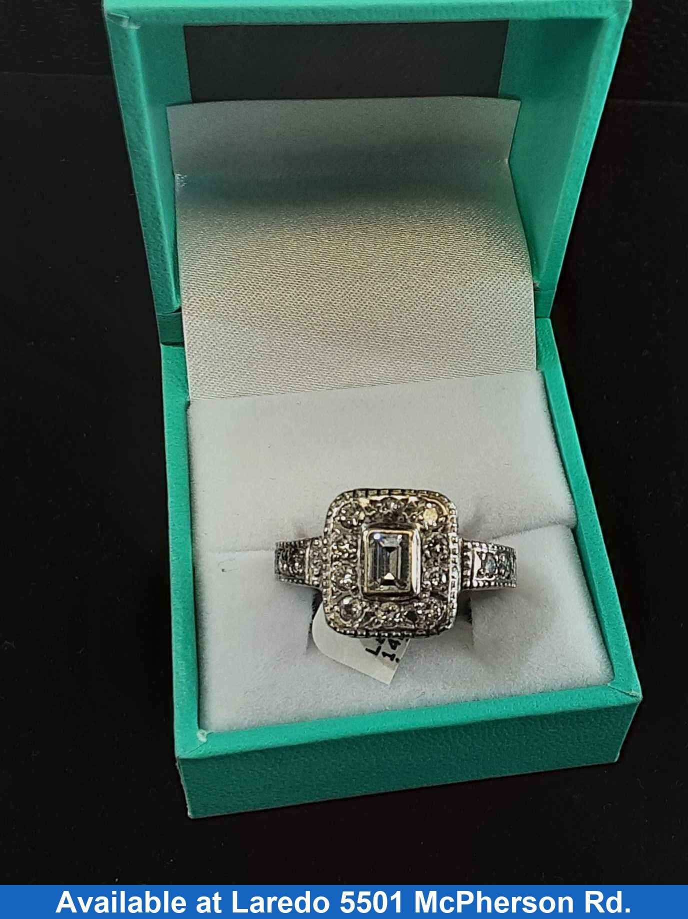 Women's Ring - White Gold 14k (.585) 9.7 grams Size 7